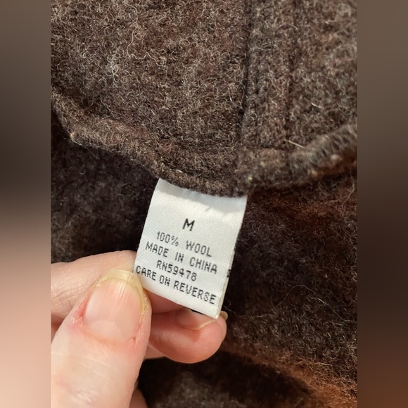 Unique Marina Luna 100% Wool Jacket Medium Inside and Outside Ties Winter Weight - Picture 5 of 7